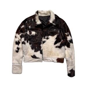 Cowhide fur jacket